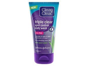 clean and clear spot control face wash